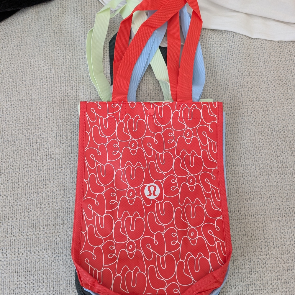 Lululemon Reusable Shopping Bags Set - FULL SET - Picture 2 of 6